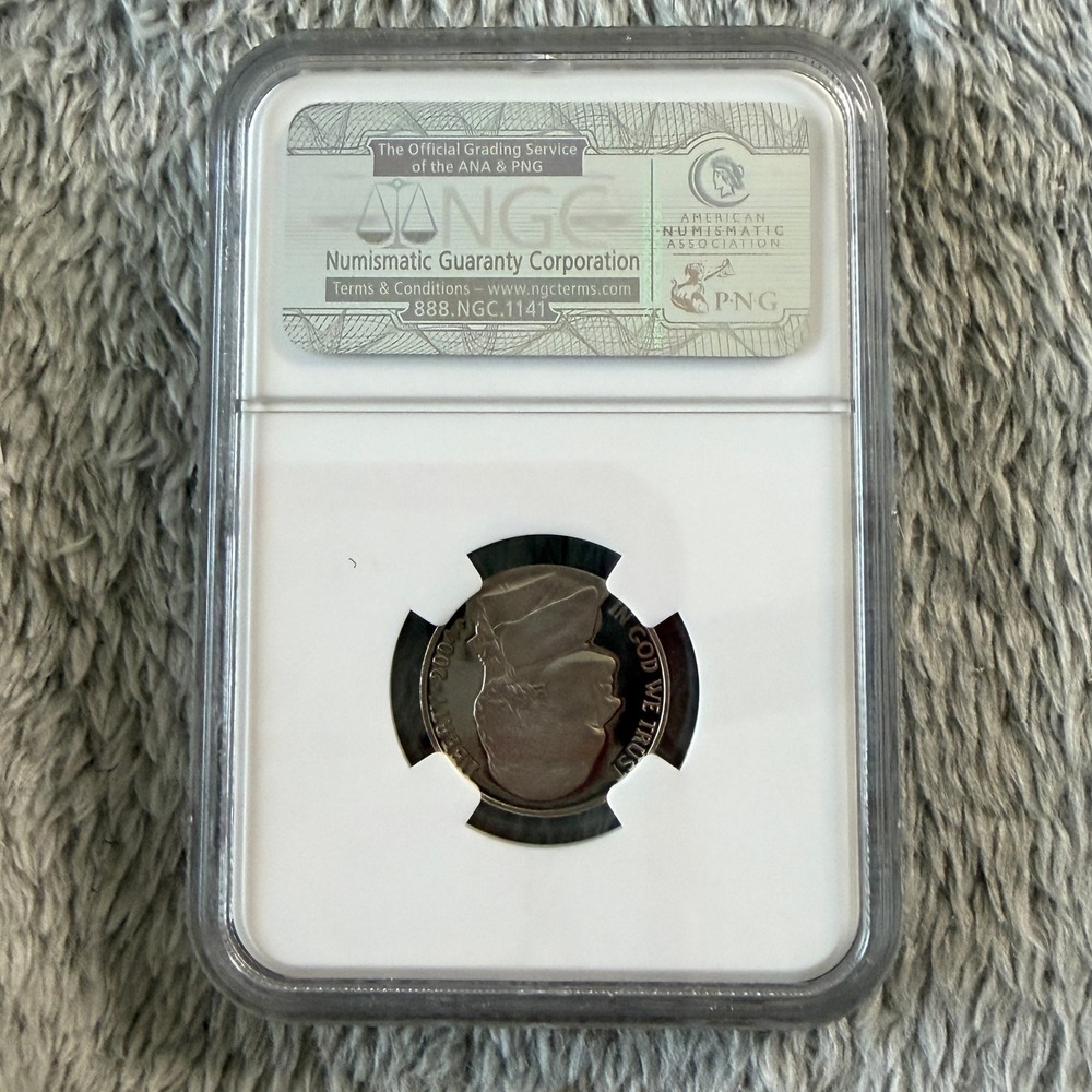 2004 S Handshake Jefferson Nickel NGC PF 69 Ultra Cameo Louisiana Purchase 5C - Picture 4 of 6